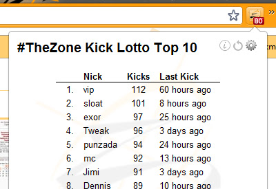 #TheZone Kick Lotto Stats from Chrome web store to be run with OffiDocs Chromium online #TheZone Kick Lotto Stats from Chrome web store to be run with OffiDocs Chromium online