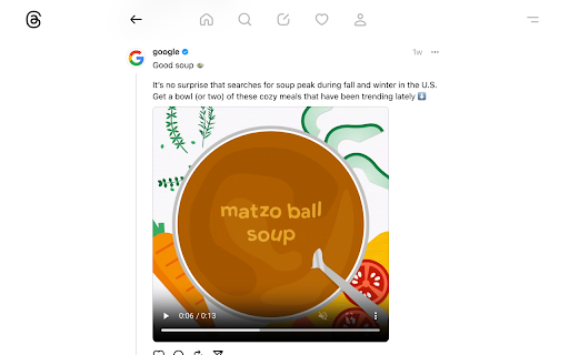 Threads Better Video Player from Chrome web store to be run with OffiDocs Chromium online Threads Better Video Player from Chrome web store to be run with OffiDocs Chromium online