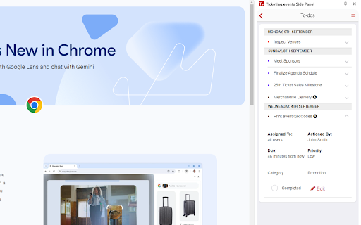 Ticketing.events Side Panel from Chrome web store to be run with OffiDocs Chromium online Ticketing.events Side Panel from Chrome web store to be run with OffiDocs Chromium online