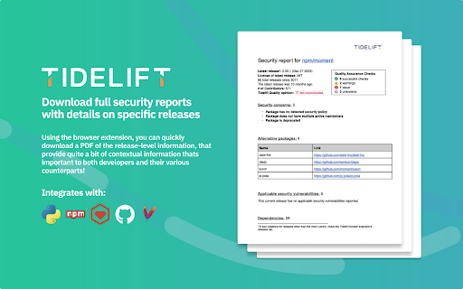 Tidelift from Chrome web store to be run with OffiDocs Chromium online Tidelift from Chrome web store to be run with OffiDocs Chromium online