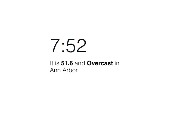 Time and Weather Tab from Chrome web store to be run with OffiDocs Chromium online Time and Weather Tab from Chrome web store to be run with OffiDocs Chromium online