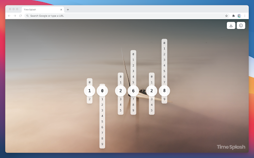 Time Splash from Chrome web store to be run with OffiDocs Chromium online Time Splash from Chrome web store to be run with OffiDocs Chromium online