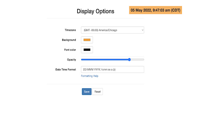 Timestamp My Page from Chrome web store to be run with OffiDocs Chromium online Timestamp My Page from Chrome web store to be run with OffiDocs Chromium online