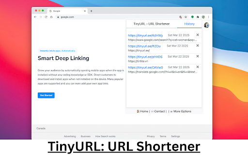 Tiny URL Url Shortener from Chrome web store to be run with OffiDocs Chromium online Tiny URL Url Shortener from Chrome web store to be run with OffiDocs Chromium online