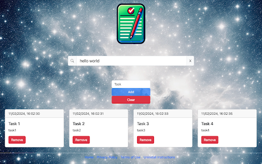 To Do list tab from Chrome web store to be run with OffiDocs Chromium online To Do list tab from Chrome web store to be run with OffiDocs Chromium online