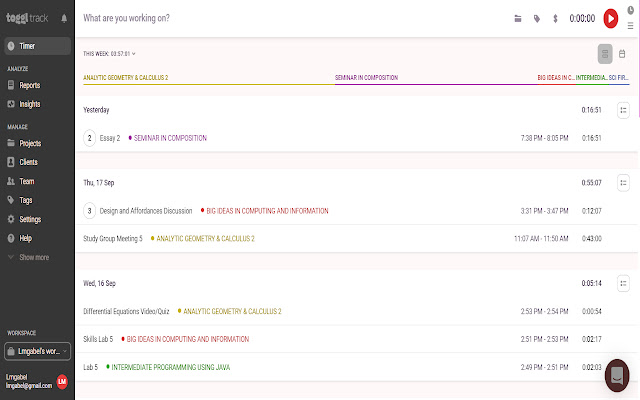 Toggl Legacy Style from Chrome web store to be run with OffiDocs Chromium online Toggl Legacy Style from Chrome web store to be run with OffiDocs Chromium online