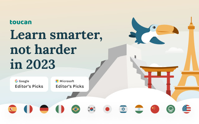 Toucan Language Learning from Chrome web store to be run with OffiDocs Chromium online Toucan Language Learning from Chrome web store to be run with OffiDocs Chromium online