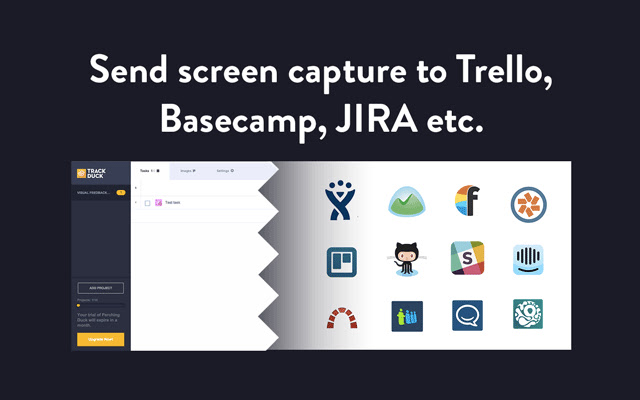 TrackDuck Application from Chrome web store to be run with OffiDocs Chromium online TrackDuck Application from Chrome web store to be run with OffiDocs Chromium online