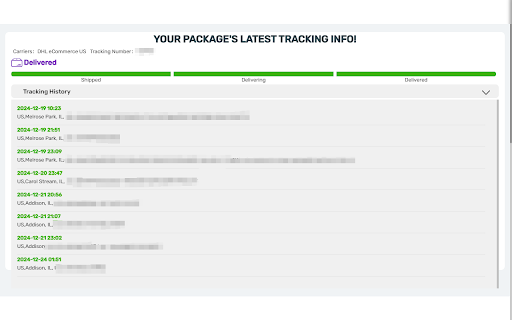 Track Package from Chrome web store to be run with OffiDocs Chromium online Track Package from Chrome web store to be run with OffiDocs Chromium online
