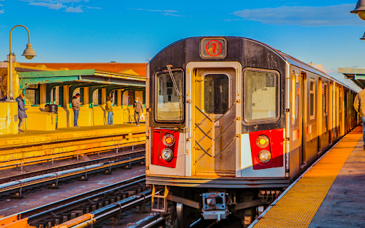 Train on Station in New York City from Chrome web store to be run with OffiDocs Chromium online Train on Station in New York City from Chrome web store to be run with OffiDocs Chromium online