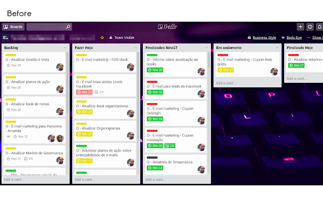 Trello Business Style from Chrome web store to be run with OffiDocs Chromium online Trello Business Style from Chrome web store to be run with OffiDocs Chromium online