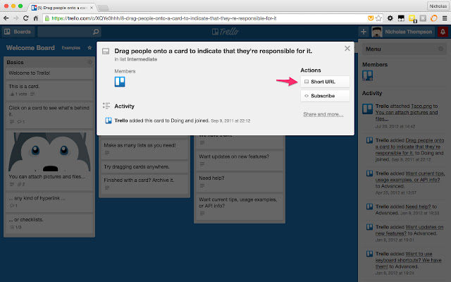 Trello Short URL from Chrome web store to be run with OffiDocs Chromium online Trello Short URL from Chrome web store to be run with OffiDocs Chromium online
