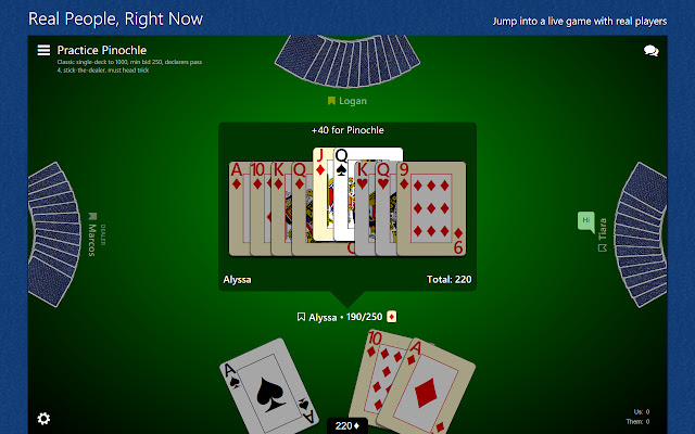 Trickster Pinochle from Chrome web store to be run with OffiDocs Chromium online Trickster Pinochle from Chrome web store to be run with OffiDocs Chromium online