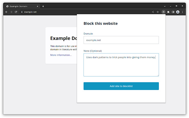 TrueBlock from Chrome web store to be run with OffiDocs Chromium online TrueBlock from Chrome web store to be run with OffiDocs Chromium online