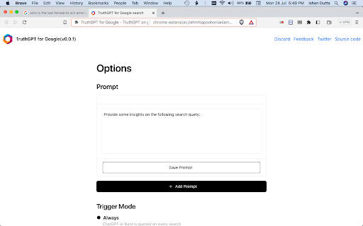 TruthGPT for Google™ from Chrome web store to be run with OffiDocs Chromium online TruthGPT for Google™ from Chrome web store to be run with OffiDocs Chromium online