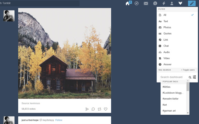 TumblrFox from Chrome web store to be run with OffiDocs Chromium online TumblrFox from Chrome web store to be run with OffiDocs Chromium online