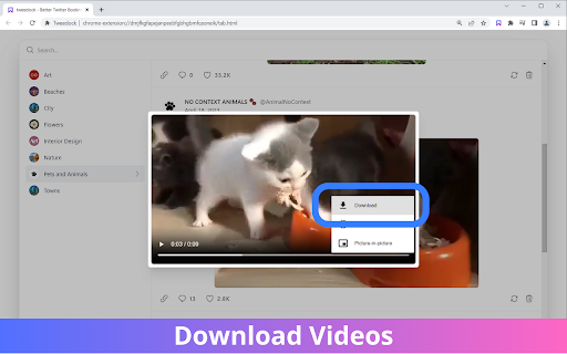 Tweedock from Chrome web store to be run with OffiDocs Chromium online Tweedock from Chrome web store to be run with OffiDocs Chromium online