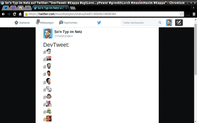 TweetcherfyMe from Chrome web store to be run with OffiDocs Chromium online TweetcherfyMe from Chrome web store to be run with OffiDocs Chromium online