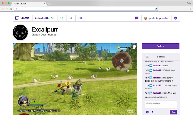 Twitch Shuffle from Chrome web store to be run with OffiDocs Chromium online Twitch Shuffle from Chrome web store to be run with OffiDocs Chromium online