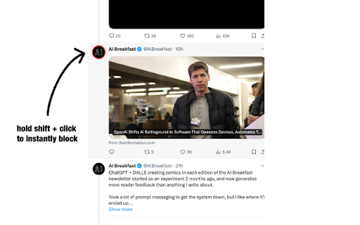 Twitter Profile Blocker from Chrome web store to be run with OffiDocs Chromium online Twitter Profile Blocker from Chrome web store to be run with OffiDocs Chromium online