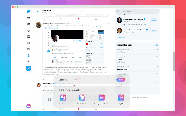 Twitter Unlike All from Chrome web store to be run with OffiDocs Chromium online Twitter Unlike All from Chrome web store to be run with OffiDocs Chromium online