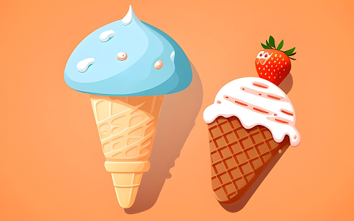Two super delicious ice cream cones from Chrome web store to be run with OffiDocs Chromium online Two super delicious ice cream cones from Chrome web store to be run with OffiDocs Chromium online