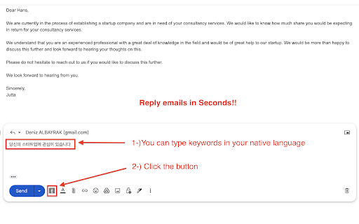 Type in | ChatGPT email assistant | GPT 3 from Chrome web store to be run with OffiDocs Chromium online Type in | ChatGPT email assistant | GPT 3 from Chrome web store to be run with OffiDocs Chromium online