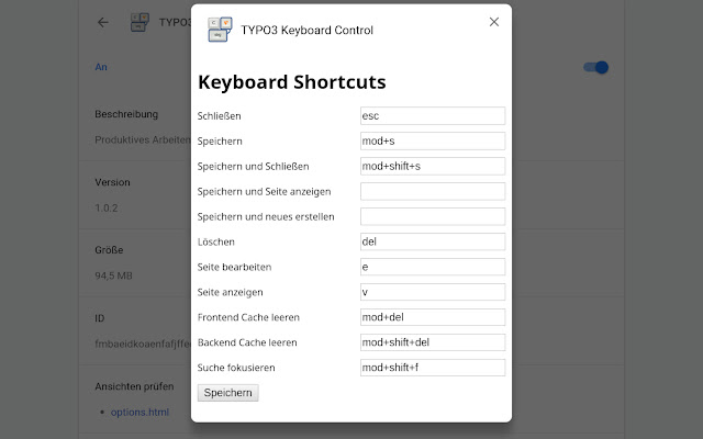 TYPO3 Keyboard Control from Chrome web store to be run with OffiDocs Chromium online TYPO3 Keyboard Control from Chrome web store to be run with OffiDocs Chromium online