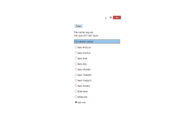 ubx2CSV from Chrome web store to be run with OffiDocs Chromium online ubx2CSV from Chrome web store to be run with OffiDocs Chromium online