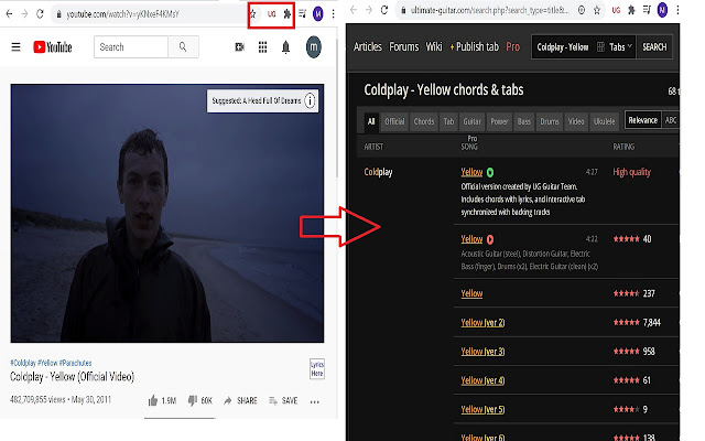 Ultimate Guitar from Chrome web store to be run with OffiDocs Chromium online Ultimate Guitar from Chrome web store to be run with OffiDocs Chromium online