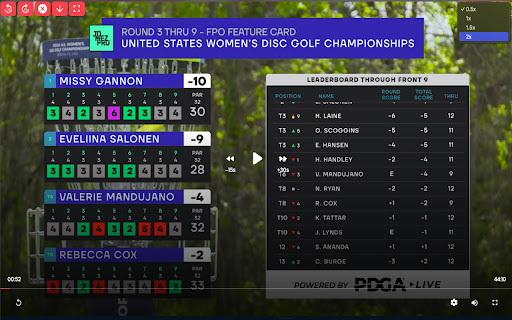 Unofficial Disc Golf Network Extra from Chrome web store to be run with OffiDocs Chromium online Unofficial Disc Golf Network Extra from Chrome web store to be run with OffiDocs Chromium online