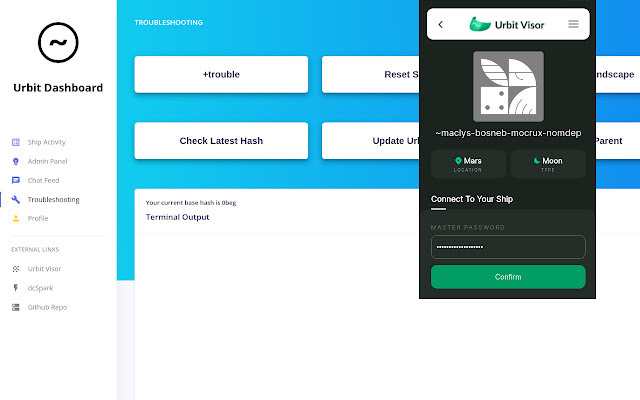 Urbit Visor from Chrome web store to be run with OffiDocs Chromium online Urbit Visor from Chrome web store to be run with OffiDocs Chromium online