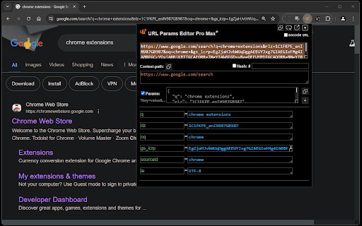 URL Params Editor Pro Max+ from Chrome web store to be run with OffiDocs Chromium online URL Params Editor Pro Max+ from Chrome web store to be run with OffiDocs Chromium online