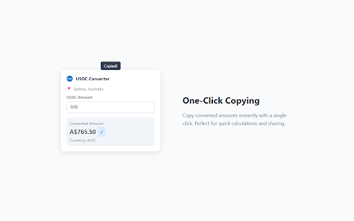 USDC Local Currency Converter from Chrome web store to be run with OffiDocs Chromium online USDC Local Currency Converter from Chrome web store to be run with OffiDocs Chromium online