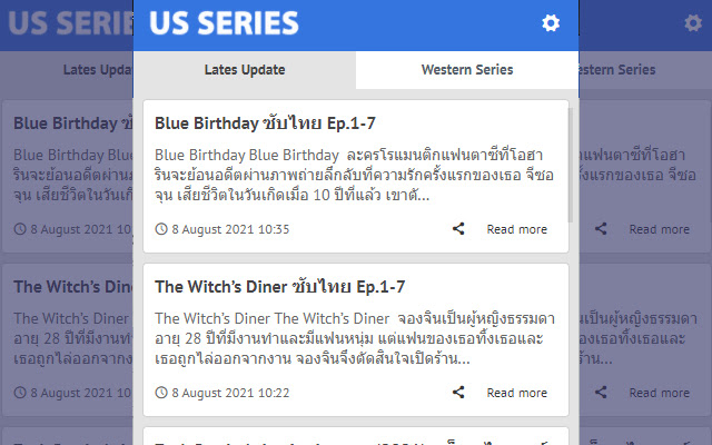 US Series Latest News Update from Chrome web store to be run with OffiDocs Chromium online US Series Latest News Update from Chrome web store to be run with OffiDocs Chromium online