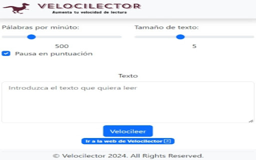 Velocilector Extension from Chrome web store to be run with OffiDocs Chromium online Velocilector Extension from Chrome web store to be run with OffiDocs Chromium online