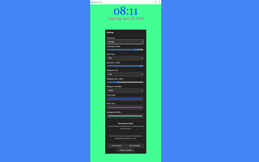 Very Practical Clock from Chrome web store to be run with OffiDocs Chromium online Very Practical Clock from Chrome web store to be run with OffiDocs Chromium online