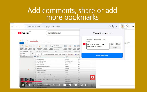 Video Bookmark: Not Only for Youtube from Chrome web store to be run with OffiDocs Chromium online Video Bookmark: Not Only for Youtube from Chrome web store to be run with OffiDocs Chromium online