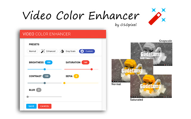 Video Color Enhancer from Chrome web store to be run with OffiDocs Chromium online Video Color Enhancer from Chrome web store to be run with OffiDocs Chromium online