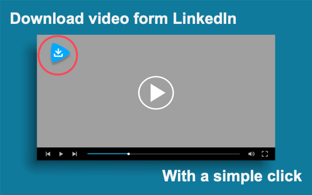 Video Downloader For LinkedIn™ from Chrome web store to be run with OffiDocs Chromium online Video Downloader For LinkedIn™ from Chrome web store to be run with OffiDocs Chromium online