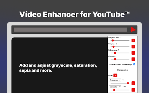 Video Enhancer for YouTube™ from Chrome web store to be run with OffiDocs Chromium online Video Enhancer for YouTube™ from Chrome web store to be run with OffiDocs Chromium online