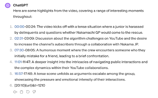 Video Scene Summary with ChatGPT from Chrome web store to be run with OffiDocs Chromium online Video Scene Summary with ChatGPT from Chrome web store to be run with OffiDocs Chromium online