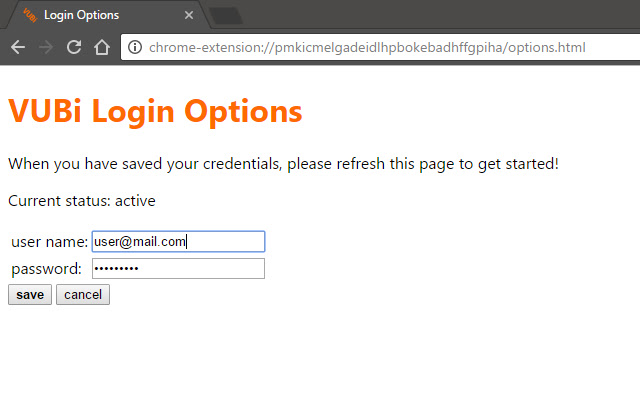 VUBi login from Chrome web store to be run with OffiDocs Chromium online VUBi login from Chrome web store to be run with OffiDocs Chromium online