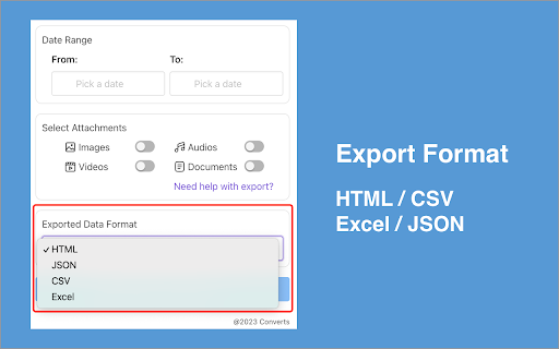 WA Chats Backup: Export chats and messages with media for WA from Chrome web store to be run with OffiDocs Chromium online WA Chats Backup: Export chats and messages with media for WA from Chrome web store to be run with OffiDocs Chromium online