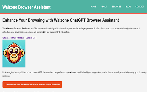 Walzone ChatGPT Browser Assistant from Chrome web store to be run with OffiDocs Chromium online Walzone ChatGPT Browser Assistant from Chrome web store to be run with OffiDocs Chromium online