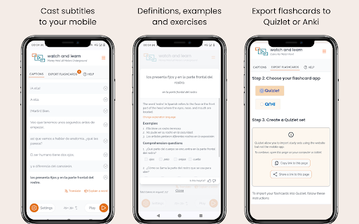 Watch and Learn: Study a language while watching Netflix from Chrome web store to be run with OffiDocs Chromium online Watch and Learn: Study a language while watching Netflix from Chrome web store to be run with OffiDocs Chromium online