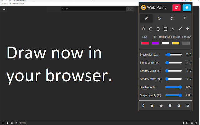 Web Paint for Google Chrome™ from Chrome web store to be run with OffiDocs Chromium online Web Paint for Google Chrome™ from Chrome web store to be run with OffiDocs Chromium online