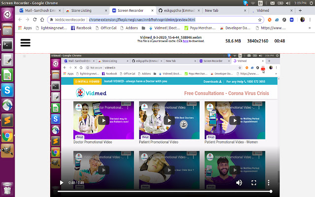 WebScreenRecorder from Chrome web store to be run with OffiDocs Chromium online WebScreenRecorder from Chrome web store to be run with OffiDocs Chromium online