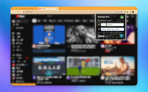 Whatsapp Anon from Chrome web store to be run with OffiDocs Chromium online Whatsapp Anon from Chrome web store to be run with OffiDocs Chromium online
