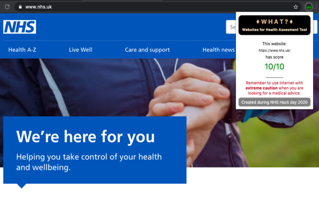 WHAT Websites for Health Assessment Tool from Chrome web store to be run with OffiDocs Chromium online WHAT Websites for Health Assessment Tool from Chrome web store to be run with OffiDocs Chromium online